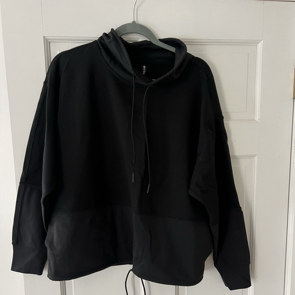 Athleta black cowl neck sweatshirt | size M | Never worn